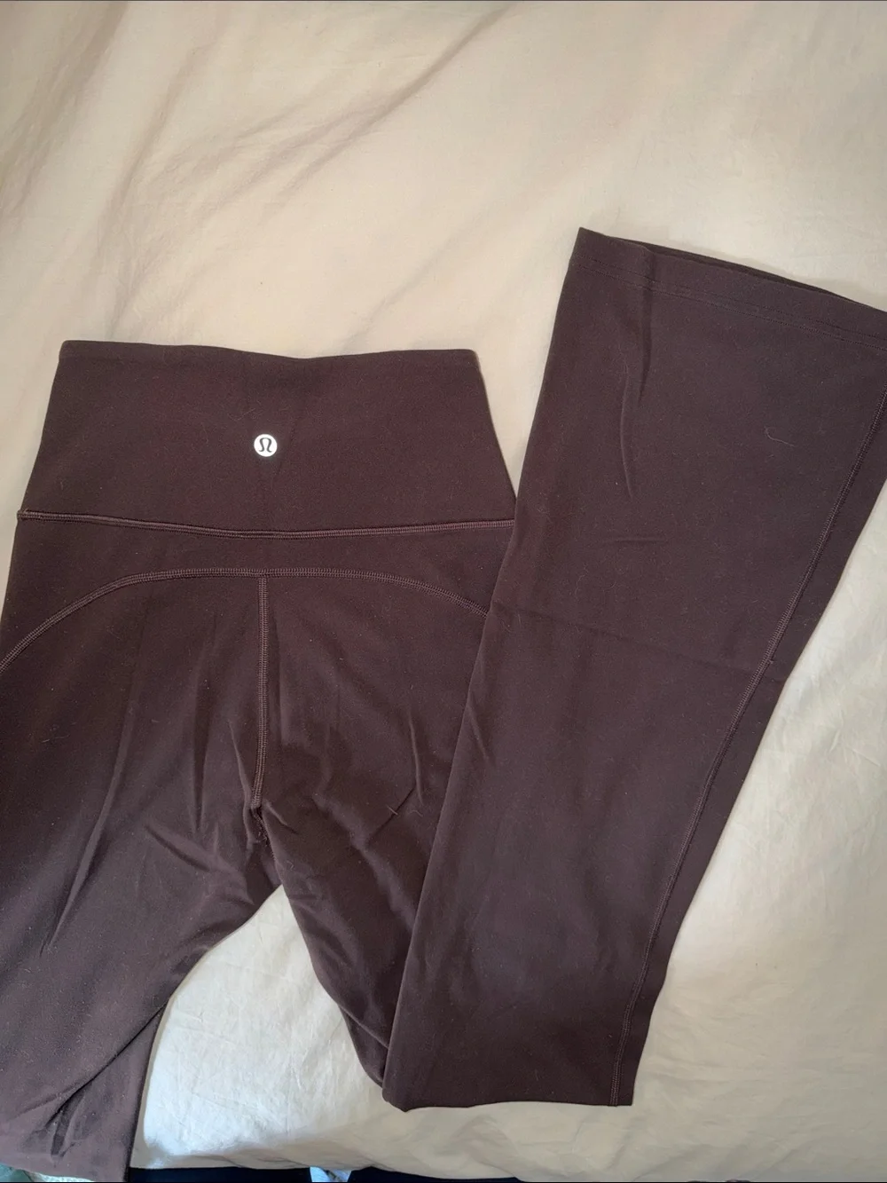 lululemon Maroon Flare Yoga Pants